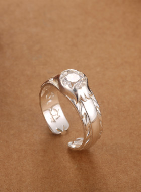 原创阳焰外形摩利支天男女款戒指