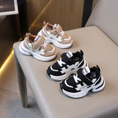 男小童软底网鞋 3岁5男宝宝鞋 透气跑步鞋 子老爹鞋 春秋儿童运动鞋