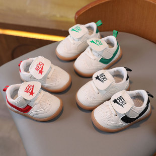 春秋宝宝网鞋软底婴儿学步鞋男宝宝鞋子女童网面透气运动0-1一岁2