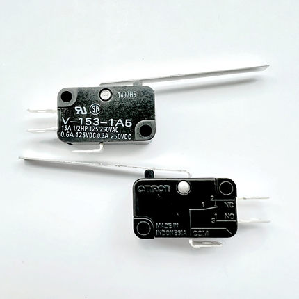 欧姆龙V-153-1A5常开常闭全新原装进口正品长柄机械微动开关现货