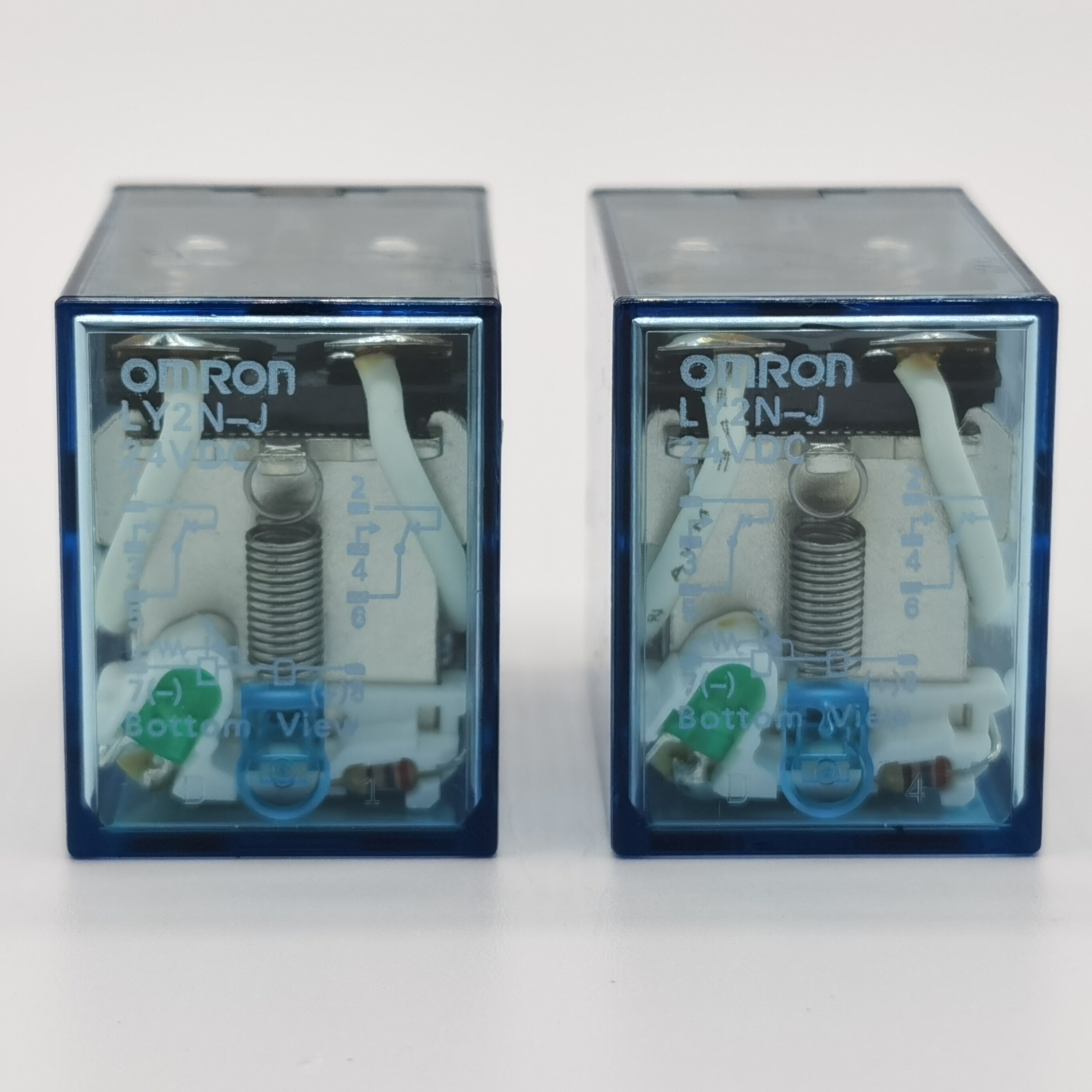 原装欧姆龙omron中间继电器ly4nj dc24v/ac220v 底座全新正品现货