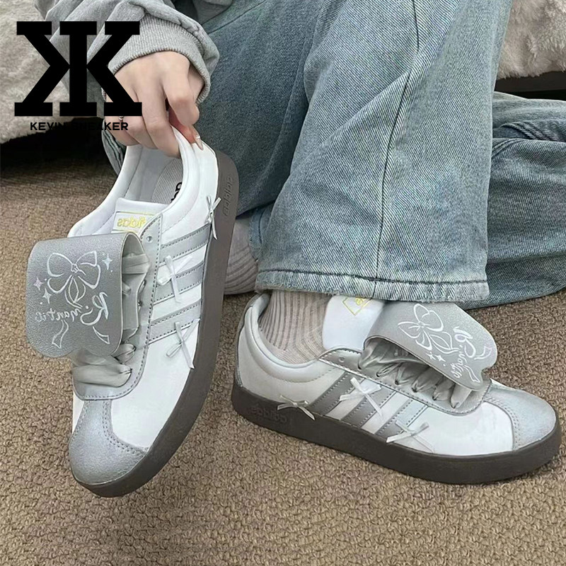 adidas芭蕾风男女同款板鞋低帮