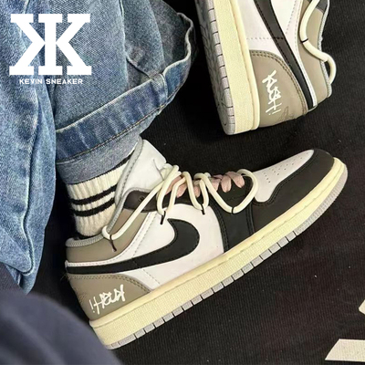 Nike耐克男女低帮篮球鞋爱意黑巧