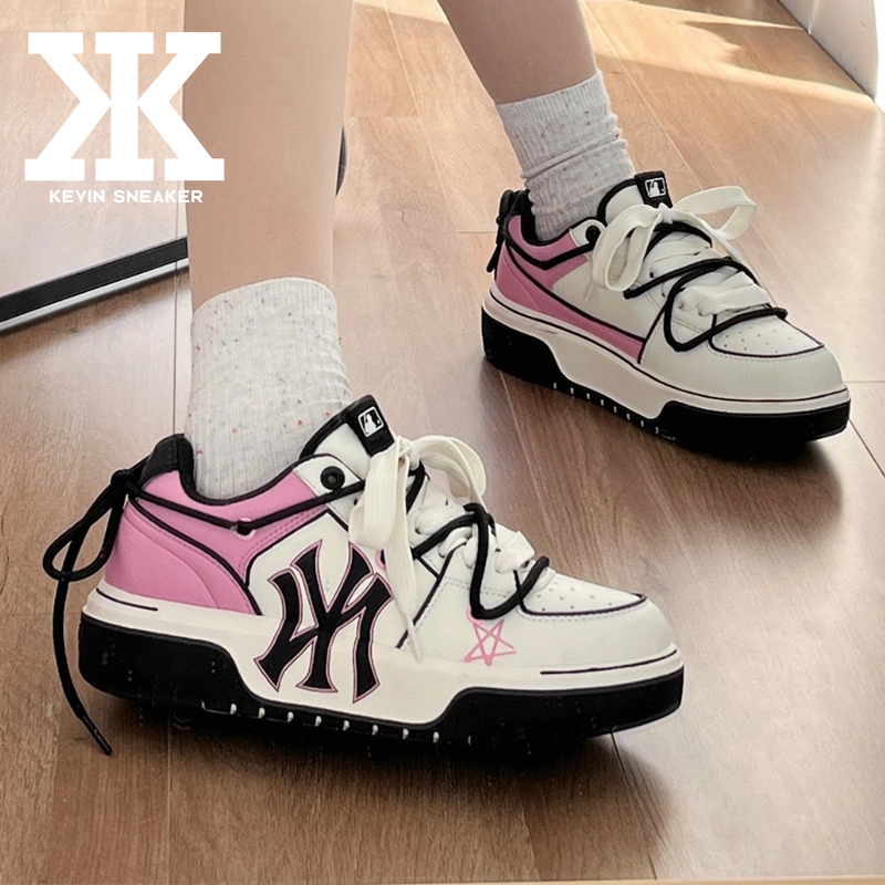 MLB美式复古男女同款板鞋低帮