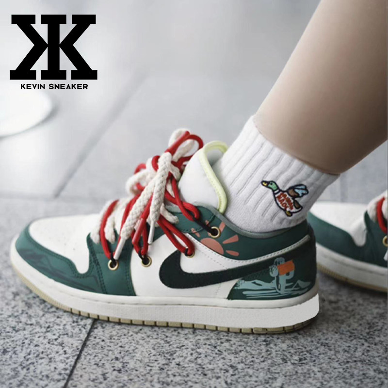 Nike耐克复古系带女低帮板鞋