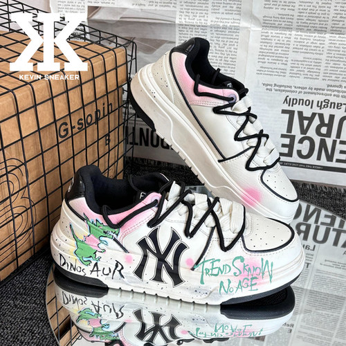 MLB渐变男女同款板鞋低帮