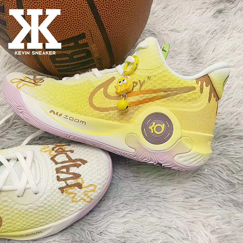 球鞋定制Nike耐克KD Trey5 lX ep海洋系列多巴胺低帮复古篮球鞋