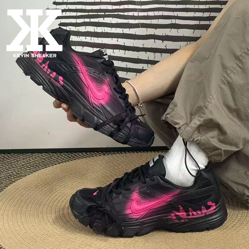 球鞋定制Nike耐克Initiator霓虹猎手撞色个性极简主义低帮跑步鞋
