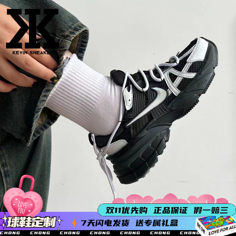 Nike耐克男女跑步鞋黑白武士