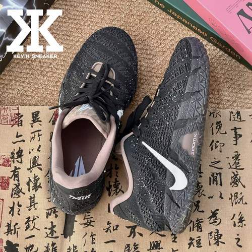 球鞋定制Nike耐克Ja 3踏雪泼墨简约百搭涂鸦艺术低帮篮球鞋