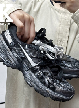 球鞋定制Nike耐克V2KRun暗夜行者废土风户外穿搭低帮休闲跑步鞋