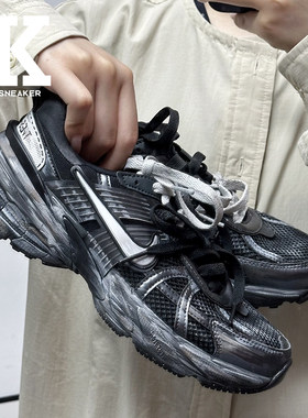 球鞋定制Nike耐克V2KRun暗夜行者废土风户外穿搭低帮休闲跑步鞋