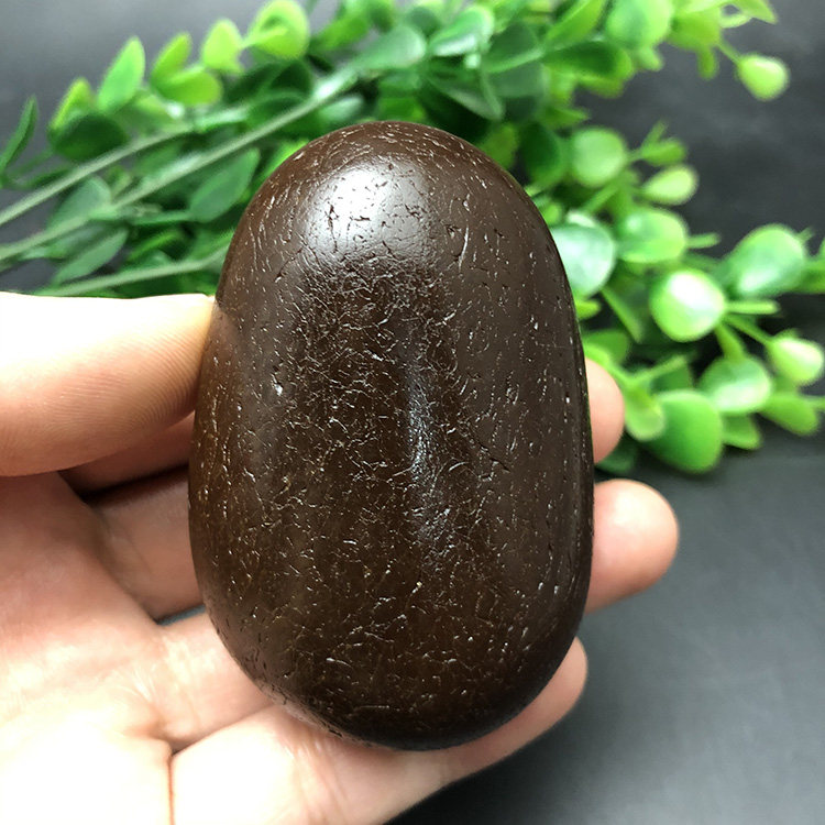马达加斯加花纹籽料天然冰彩玛瑙马料原石石头手把件收藏奇石2379