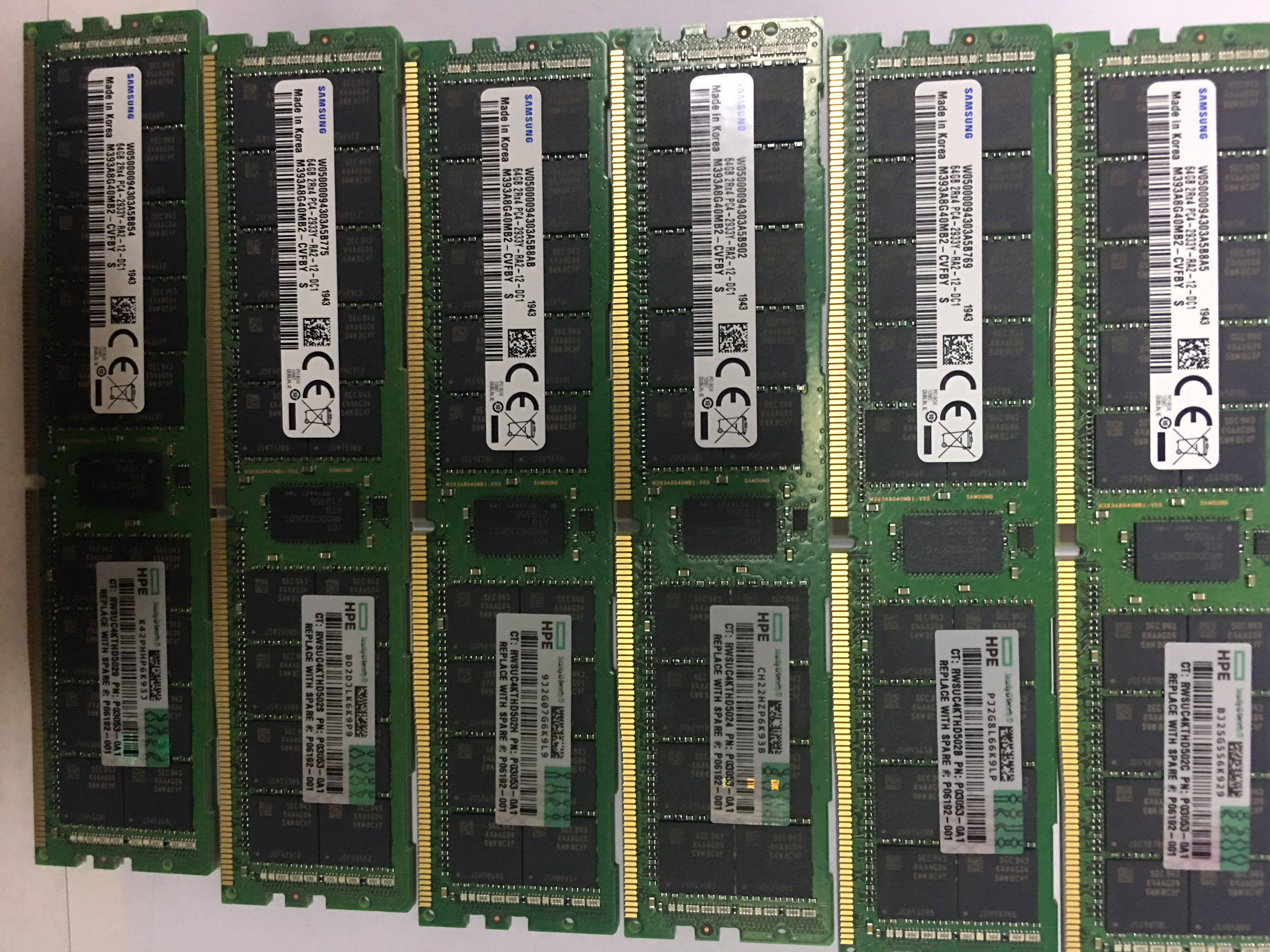 hpe 64gb ddr4 2933 p00930-b21 p06192-001 p03053-0a1 原厂内存