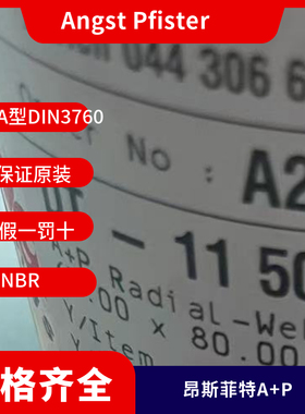 昂斯菲特  骨架油封A型3760  A+P原装  Angst+Pfister
