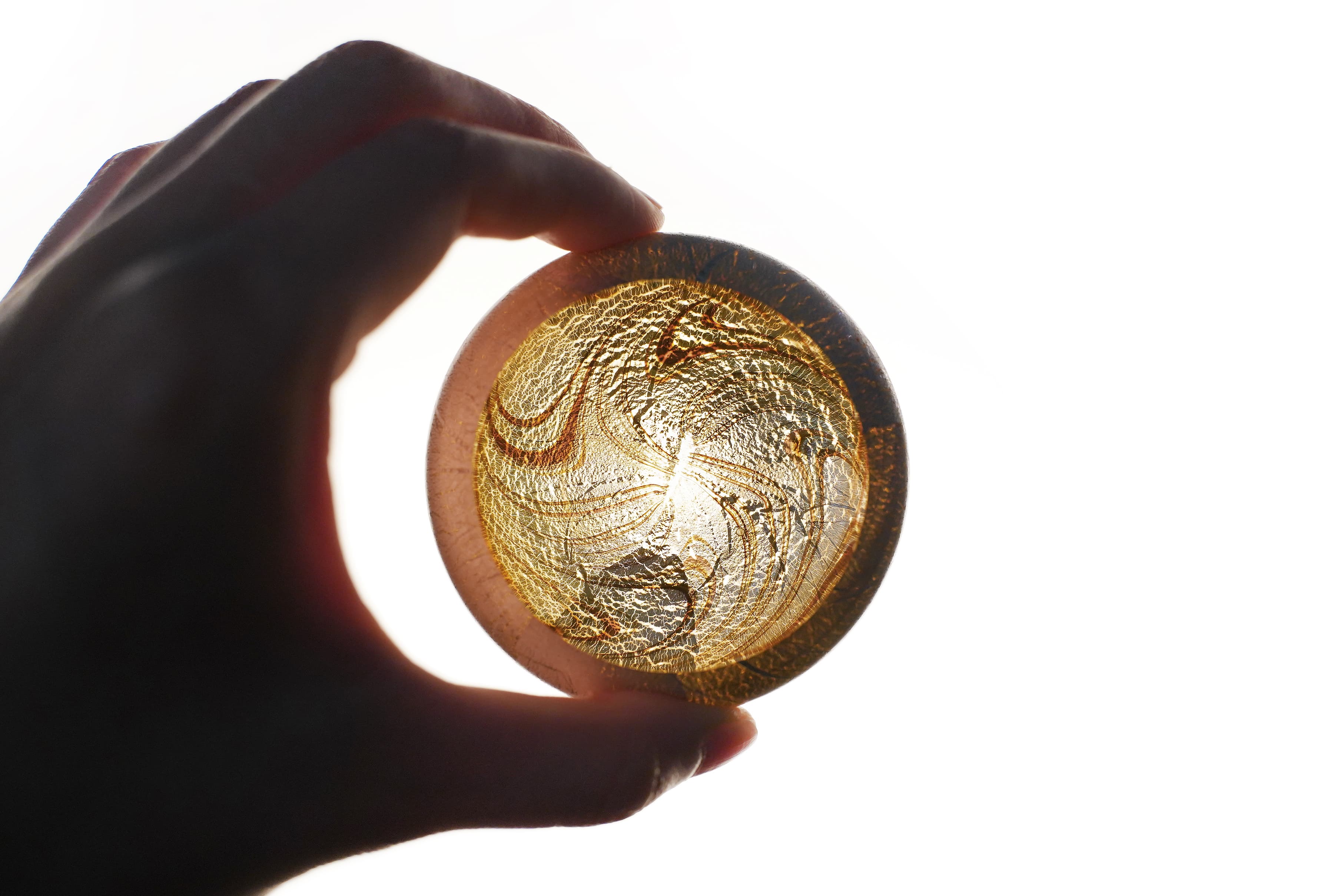 玻心璃语水晶玻璃复古中式盖置