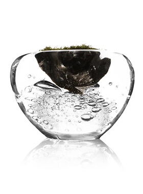玻心璃语水晶玻璃创意家居花器