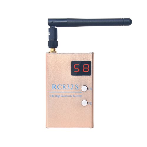 新款FPV 5.8G VRX 48频道 R832S高灵敏度接收机