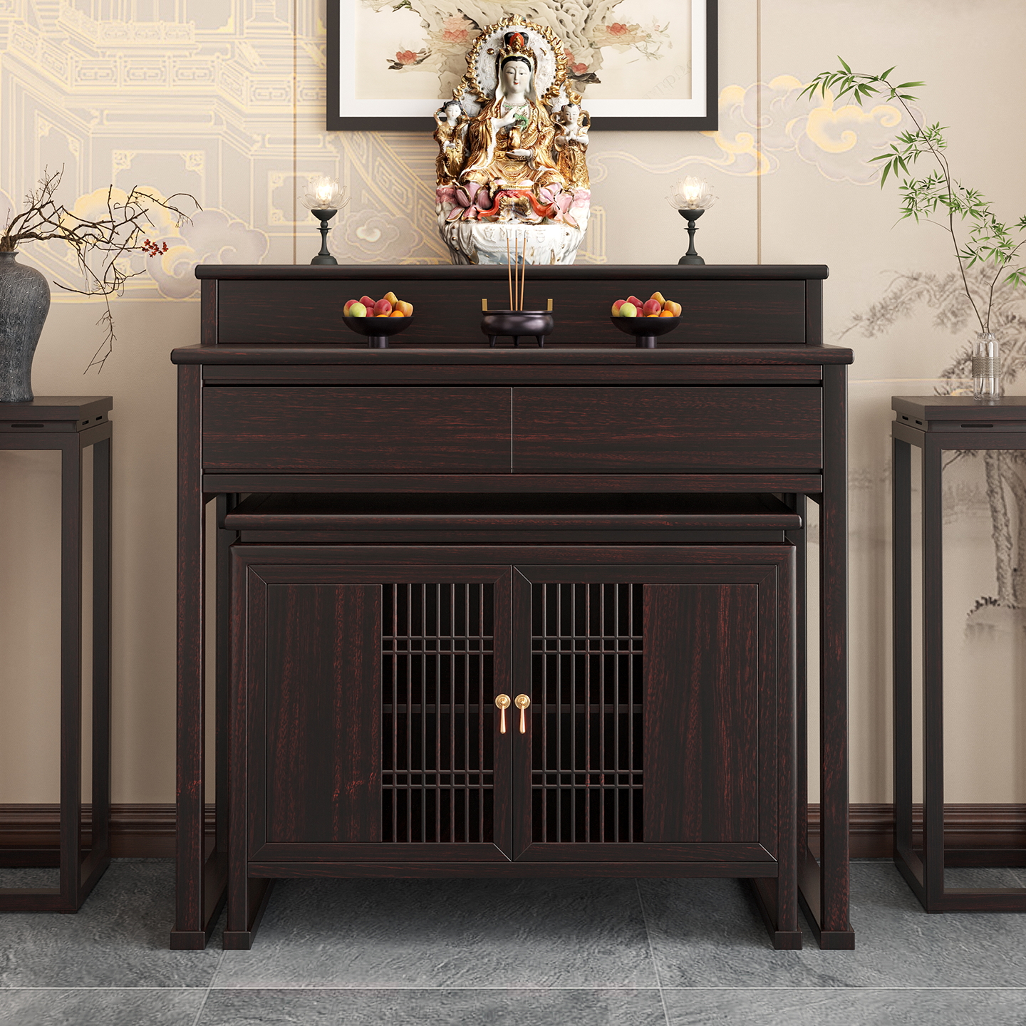 实木家用高端供桌香案可定制