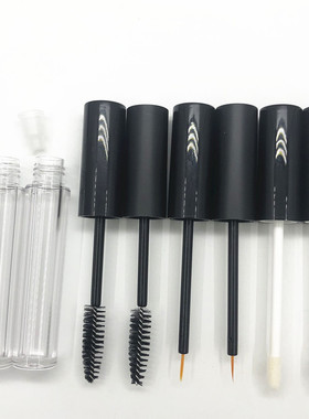 亚黑色 VE营养液空睫毛膏瓶3g 唇釉空管眼线液胶水分装空瓶子3ml