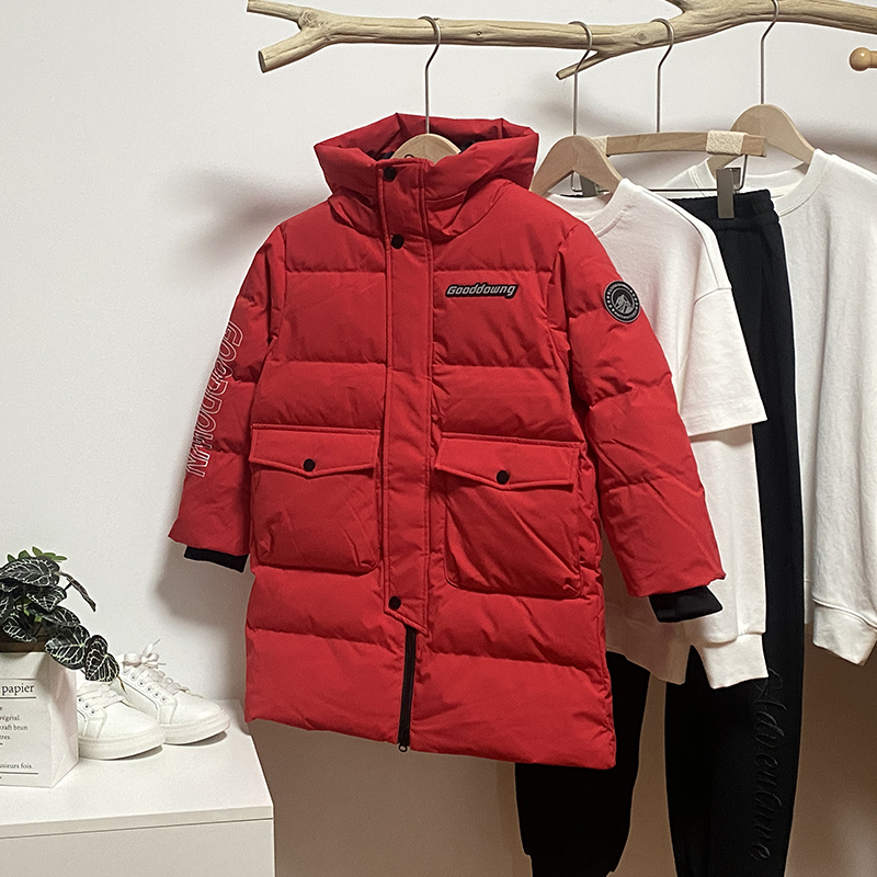 盈湖儿童羽绒服中长款