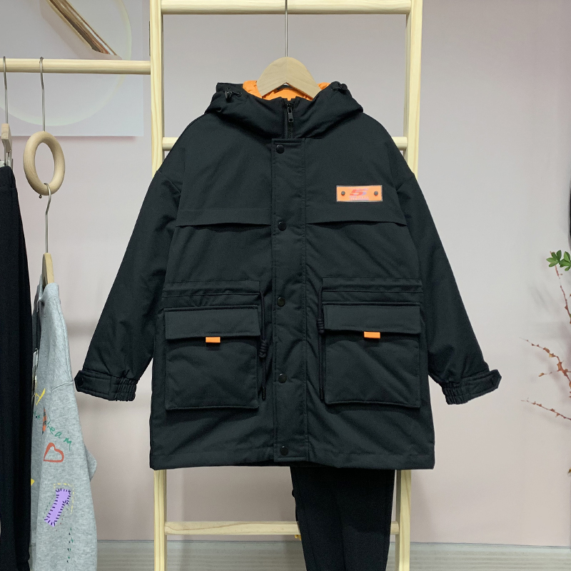禾雪中长款儿童二件套羽绒服