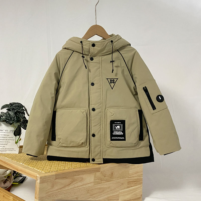 海娃娃短款中大童青少年羽绒服