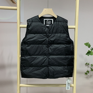 盈湖品牌儿童圆领羽绒背心中大童羽绒服马甲冬季内胆保暖百搭神器