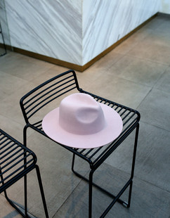 出口日本原单正品羊毛毡帽礼帽女士帽子清仓特价粉色脑子爵士