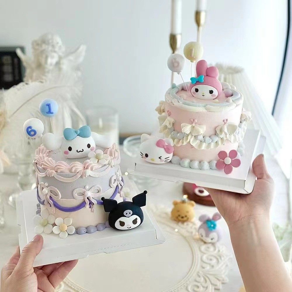 软胶立体库洛米玉桂狗草莓熊蛋糕装饰KT猫烘焙摆件卡通网红摆件,厨房/烹饪用具,烘焙模具,淘宝优惠券,粉丝福利购,淘宝优惠卷