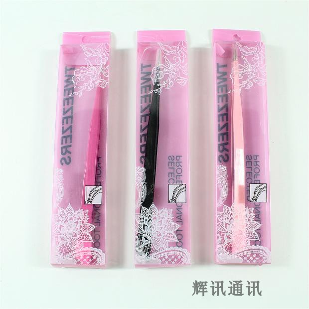 供应电讯维修直头弯头清洁镊子 夹子1.7mm厚带硅胶 工艺小配件