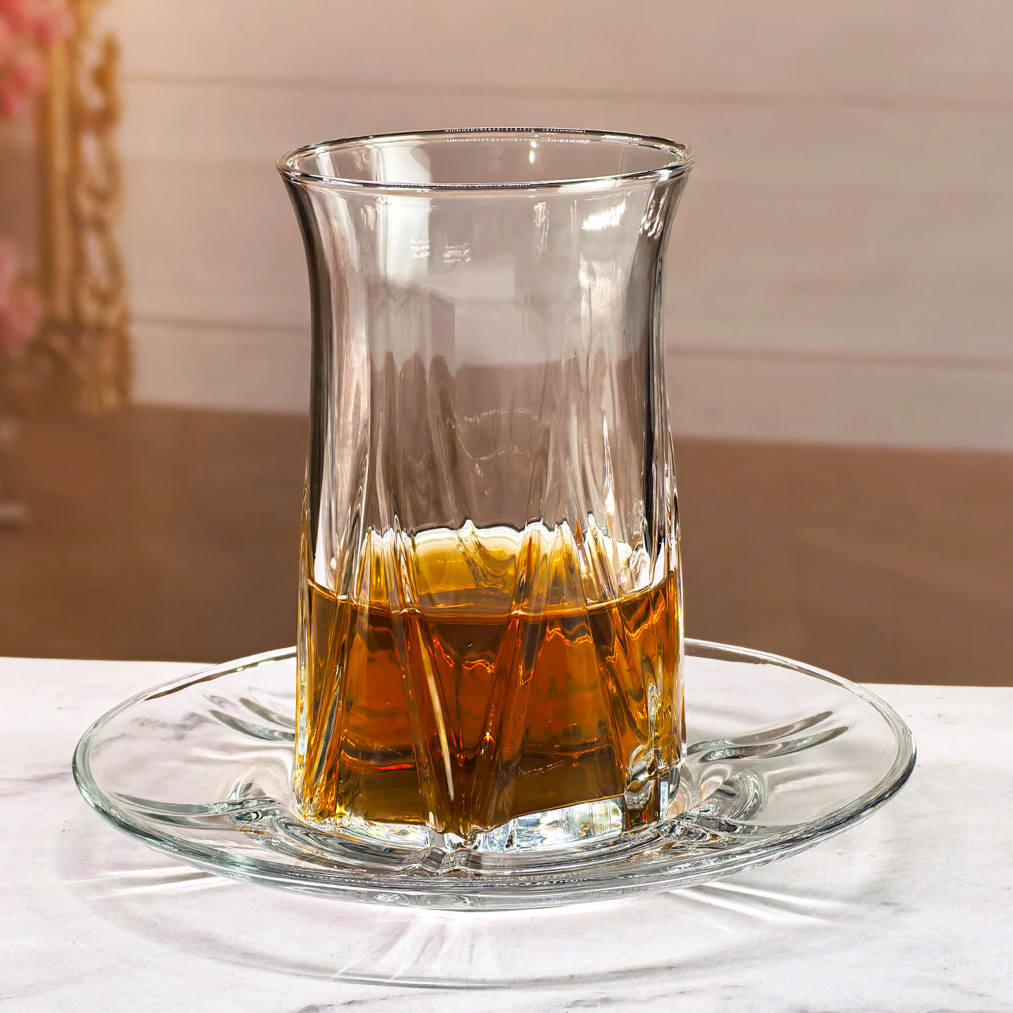 LAV土耳其红茶玻璃杯配碟