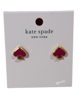 Kate Spade Everyday珐琅Studs in节日粉色