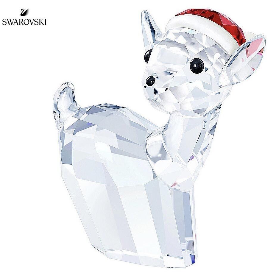 SWAROVSKI施华洛世奇雌鹿圣诞老人的帽子水晶雕像5135853