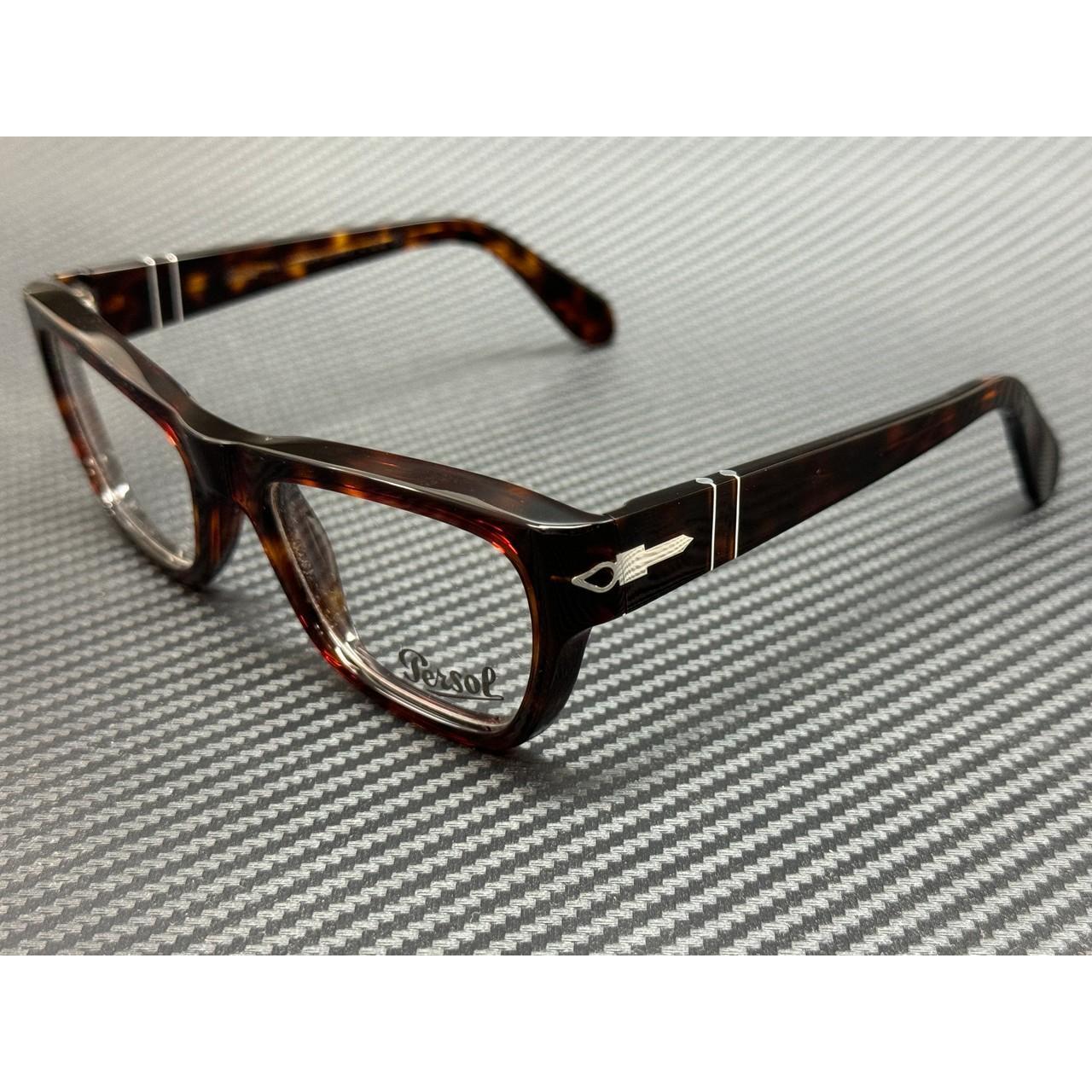 Persol PO0091V 24棕色棕色中性53 mm近视眼镜框架