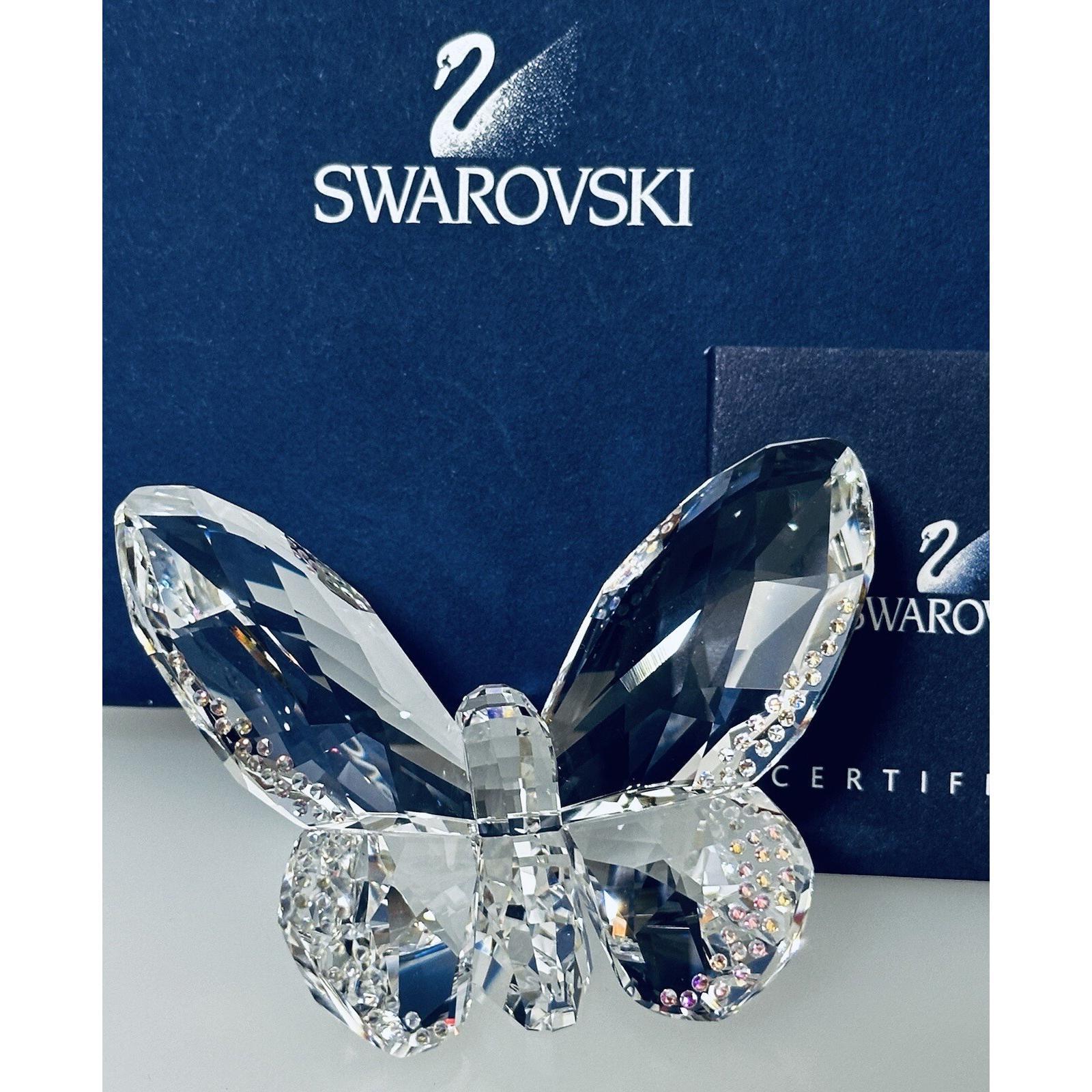 施华洛世奇Swarovski Adults摆件蝴蝶水晶清楚的大号