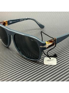 Persol PO3310S 11893R蓝色偏光中性57 mm太阳眼镜