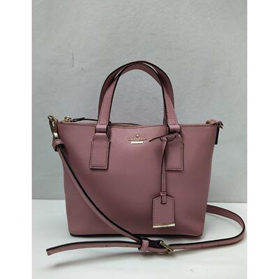 kate spade New York粉色真皮双Handles Zipper两用包