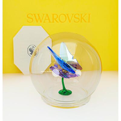 SWAROVSKI施华洛世奇水晶Idyllia玻璃球蝶形花5721543