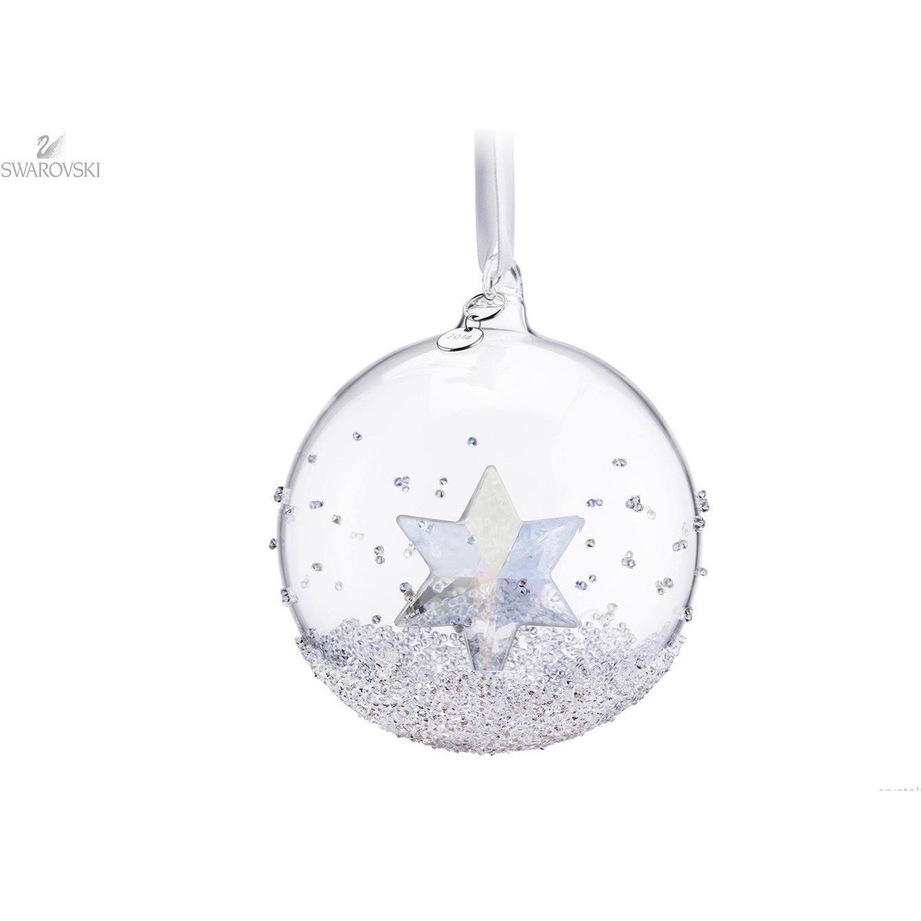施华洛世奇Swarovski 5059023 Adult摆件球水晶清楚的圣诞