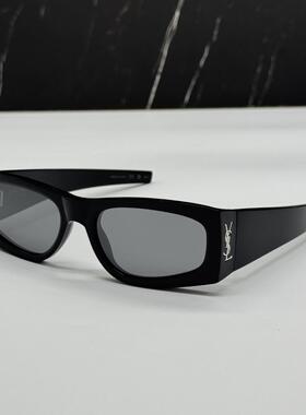 SAINT LAURENT圣罗兰SL M140 002黑色银女太阳眼镜