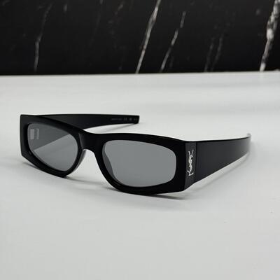 SAINT LAURENT圣罗兰SL M140 002黑色银女太阳眼镜