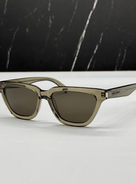 SAINT LAURENT圣罗兰SL462 SULPI 020棕色猫眼太阳眼镜