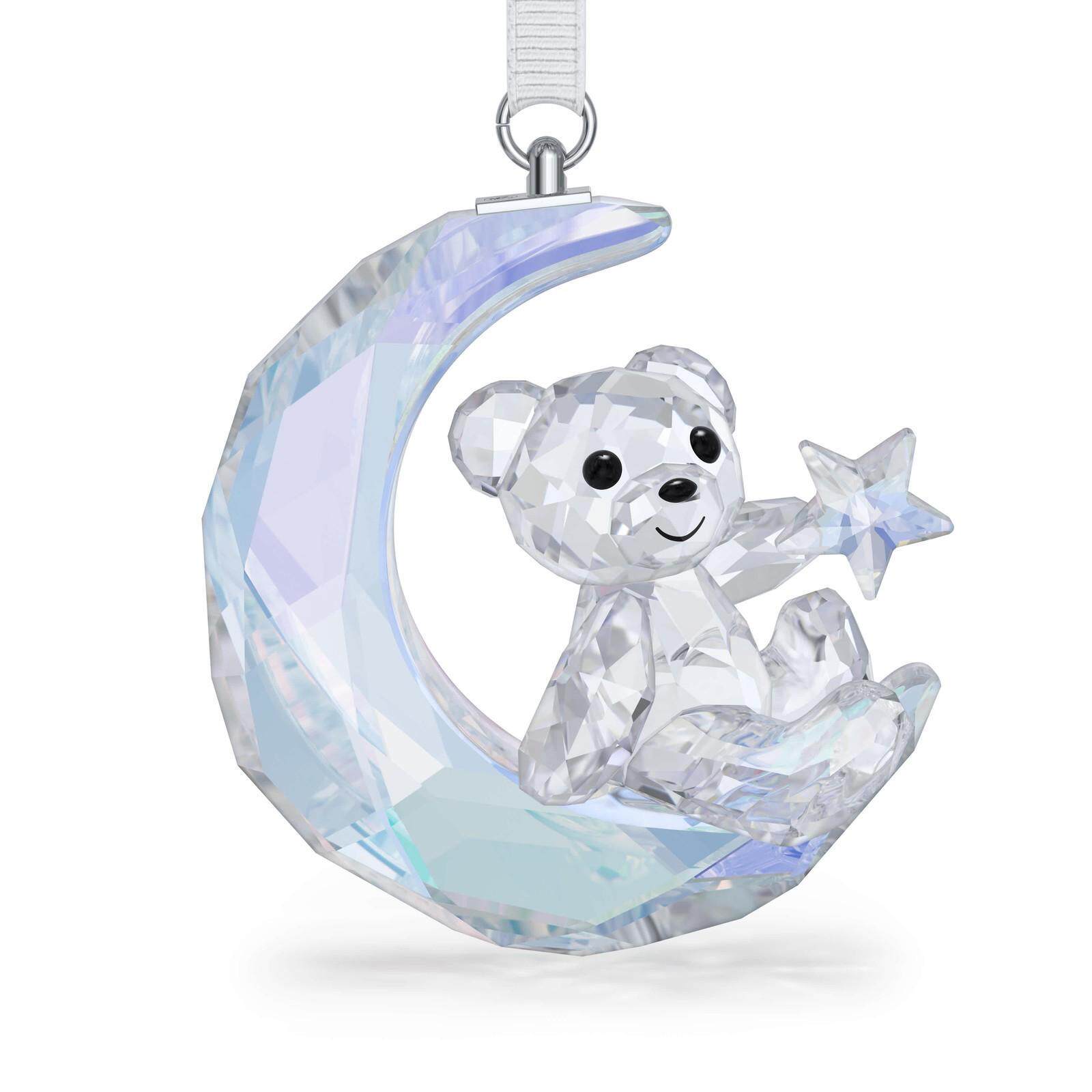 SWAROVSKI施华洛世奇水晶克里斯熊月亮装饰蓝色5732106