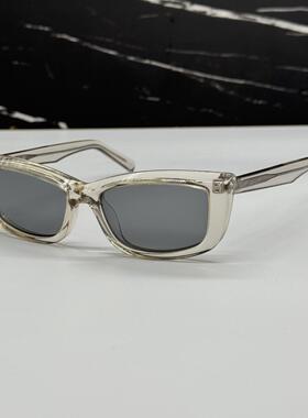 SAINT LAURENT圣罗兰 SL658 003猫眼透明灰色女太阳眼镜