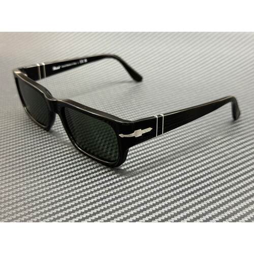 Persol PO3347S 95 31黑色绿色中性55 mm太阳眼镜