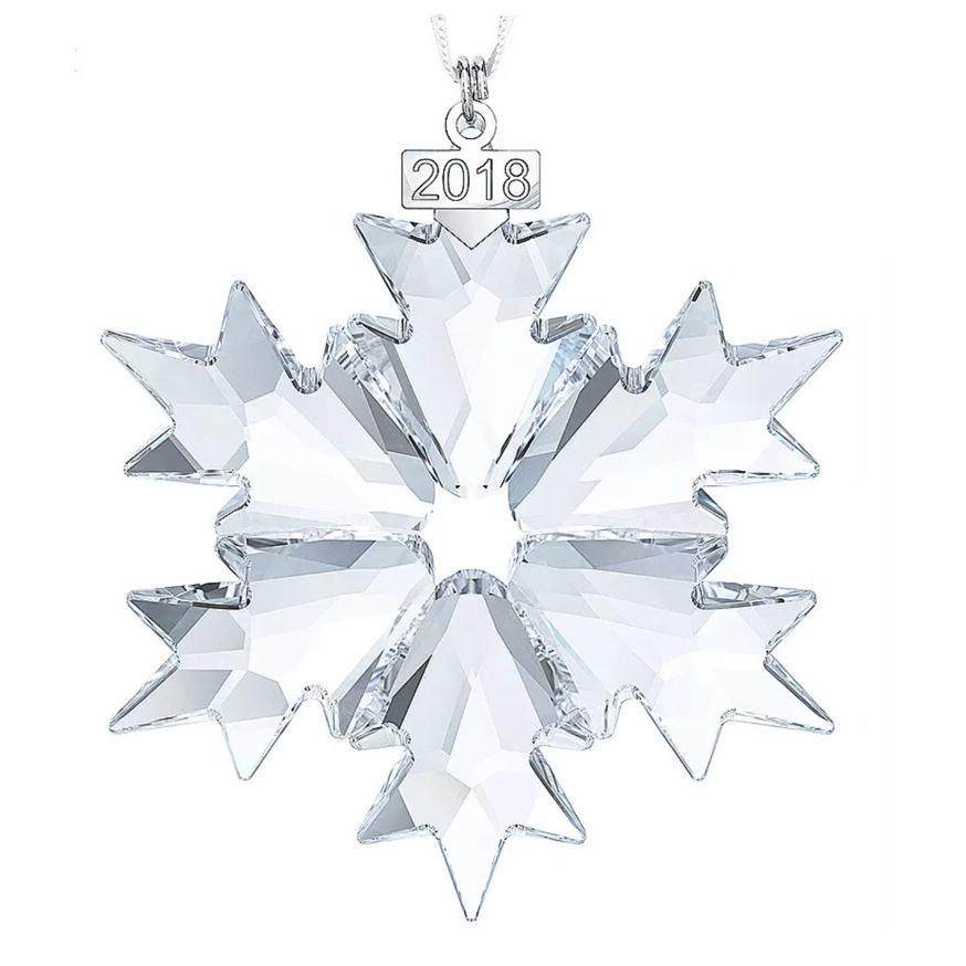SWAROVSKI施华洛世奇年度版2018圣诞装饰雪花大号5301575