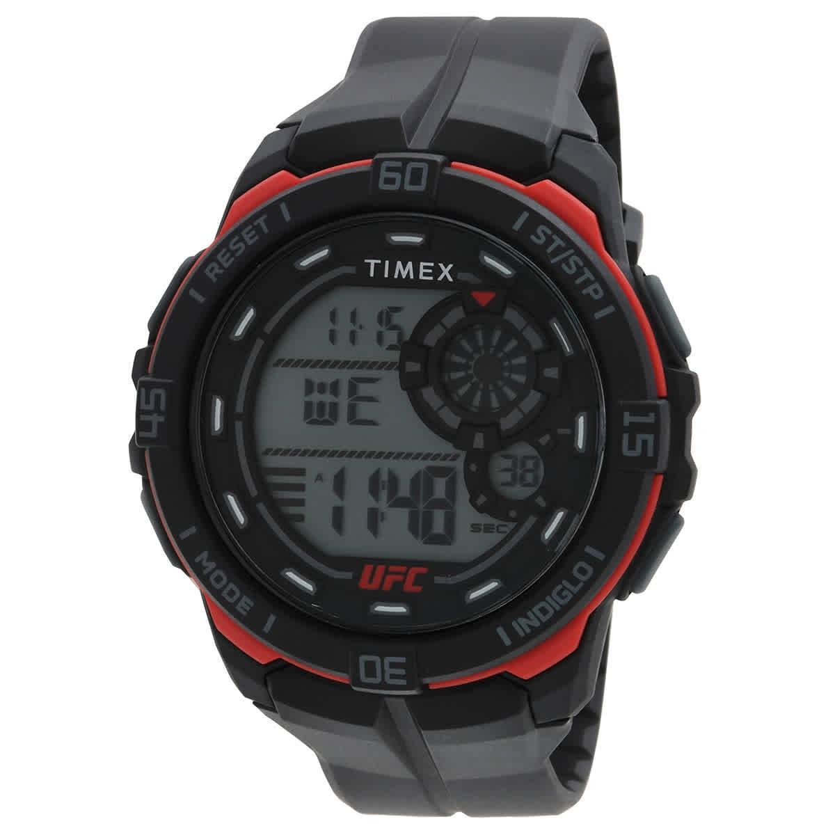 Timex天美时UFC Rush闹钟石英数字的男士手表TW5M59100