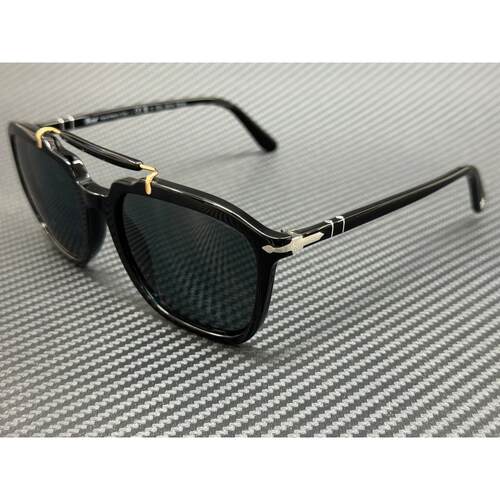 Persol PO0203S 95 3R黑色蓝色偏光中性55 mm太阳眼镜