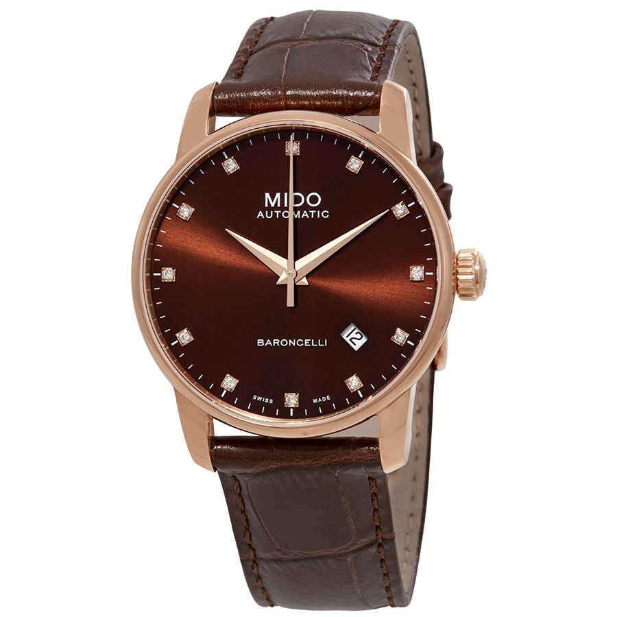 Mido美度Baroncelli II自动机械镶钻男士手表M86003648